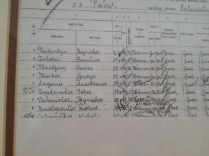 Family immigration records